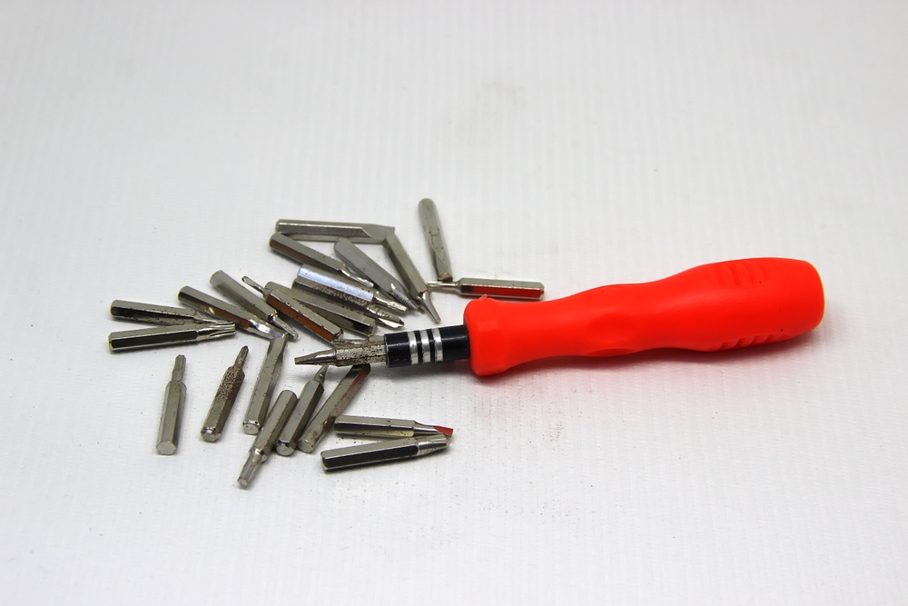 Compact,Screwdriver,,Rubber,Screwdriver,For,Electronic,Repair